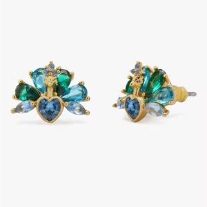 Peacock earrings